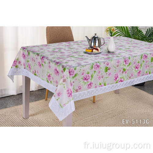 Nappe EVA/PEVA Fleurs Linge de Table